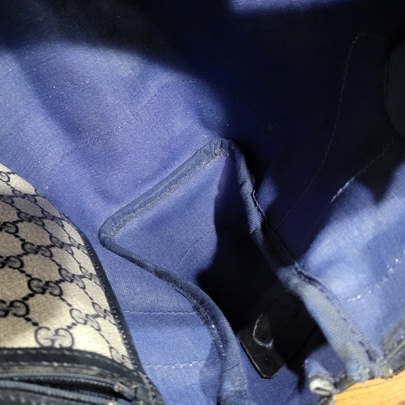 Beautiful Gucci Supreme Web Ophidia Large 2 Way Satchel .. Authentic..w/COA.. - Picture 11 of 16